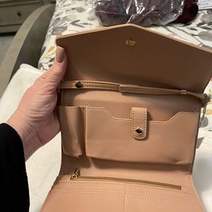 New vegan leather cross body bag